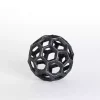 Black Cast Iron Hexagon Sphere, 3 in.