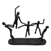 Black Metal Contortionist Statue