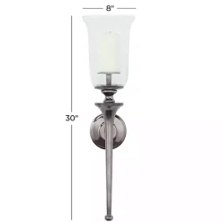 Black Nickel Bell Sconce
