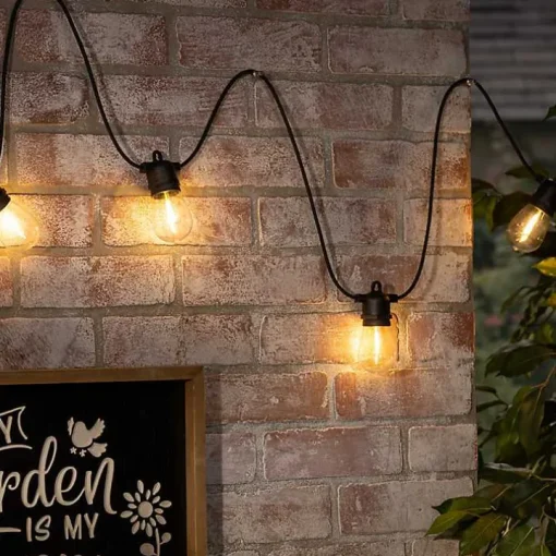 Black Strand Remote Controlled String Lights