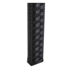 Black Wicker Frame 4-pc. Outdoor Living Set