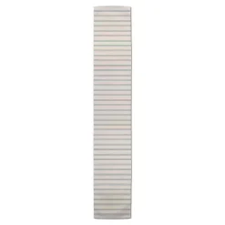 Blue and Cream Country Stripe Table Runner, 72 in.