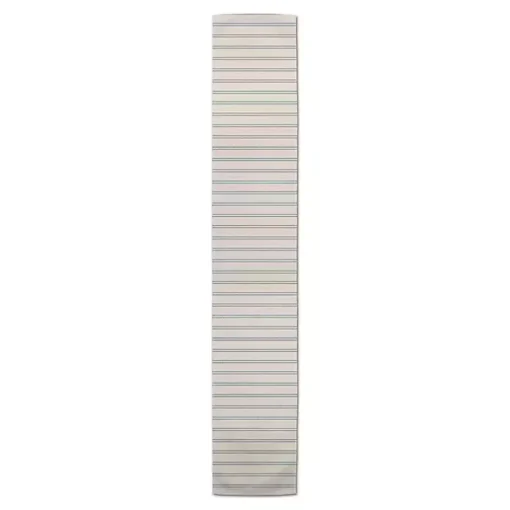 Blue and Cream Country Stripe Table Runner, 72 in.