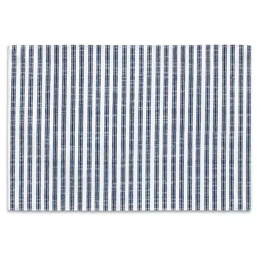 Blue and White Striped 4-pc. Placemat Set