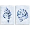 Blue Ocean Treasures Canvas Art Prints, Set of 2