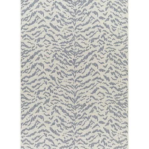 Blue Ravello Outdoor Rug, 6x9