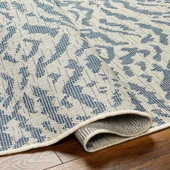 Blue Ravello Outdoor Rug, 6x9