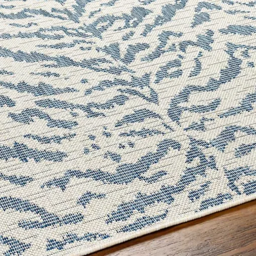 Blue Ravello Outdoor Rug, 6x9