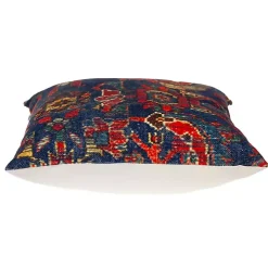 Blue Woven Tapestry Pillow
