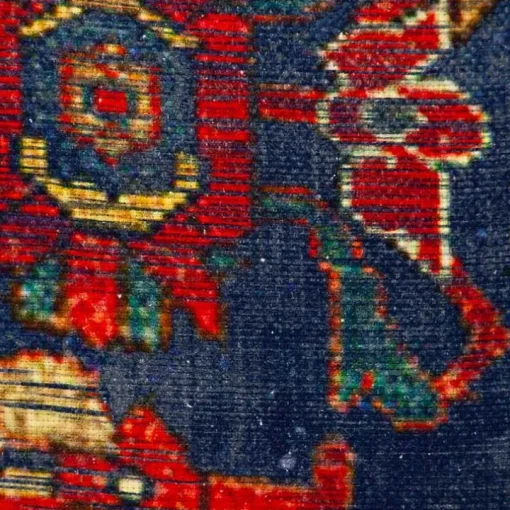 Blue Woven Tapestry Pillow
