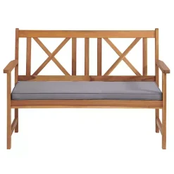 Blue X-Back Acacia Wood 2-pc. Outdoor Living Set