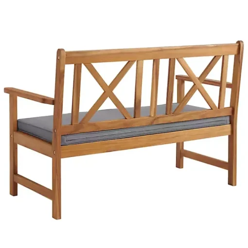 Blue X-Back Acacia Wood 2-pc. Outdoor Living Set