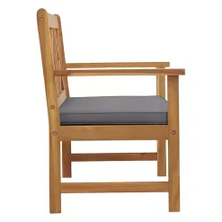 Blue X-Back Acacia Wood 2-pc. Outdoor Living Set