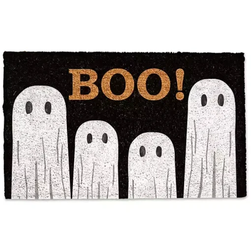 Boo! Ghost Crew Halloween Doormat