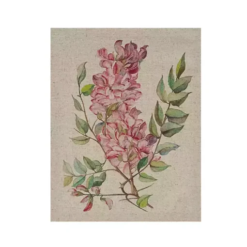 Botanical Linen Art Prints, Set of 3