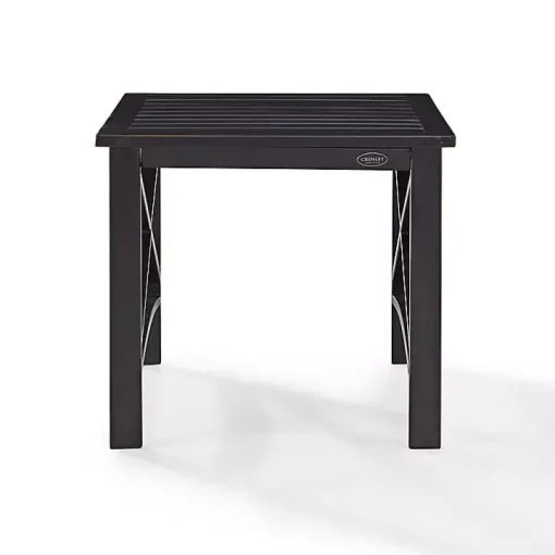 Bronze Metal Dayton Outdoor Side Table