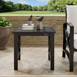 Bronze Metal Dayton Outdoor Side Table