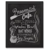 Broomstick Cafe Framed Canvas Art Print