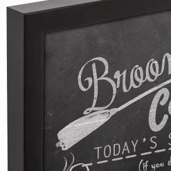 Broomstick Cafe Framed Canvas Art Print