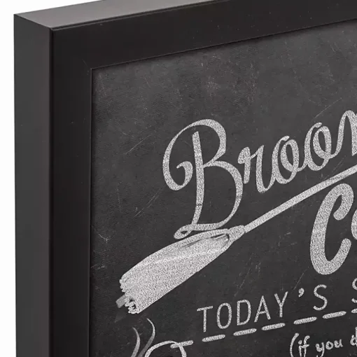 Broomstick Cafe Framed Canvas Art Print