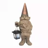 Brown Solar Gnome with Lantern