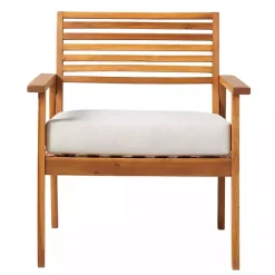 Brown Zane Outdoor Club Chair