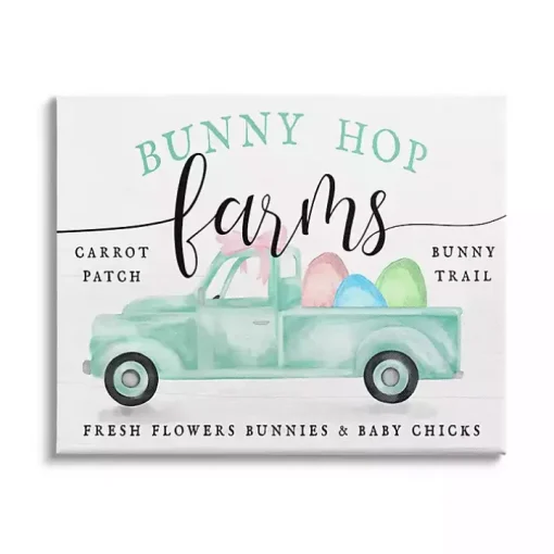 Bunny Hop Farm Framed Easter Wall Art