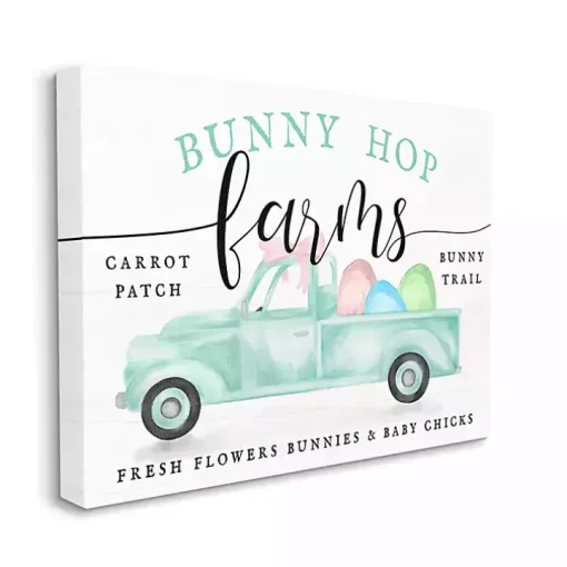 Bunny Hop Farm Framed Easter Wall Art