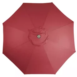 Burgundy Tilt Hand Crank Outdoor Umbrella