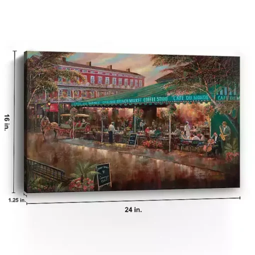 Café du Monde Canvas Art Print, 24x16 in.