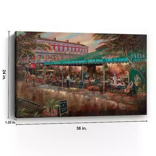 Café du Monde Canvas Art Print, 36x24 in.