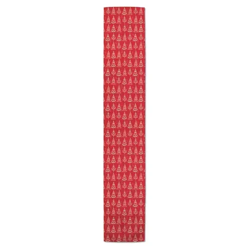 Christmas Tree Doodle Table Runner