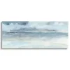 Cloudy Ocean Waves Canvas Art Print, 48x20 in.