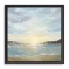 Coastal Sunset Framed Canvas Art Print, 30x30 in.