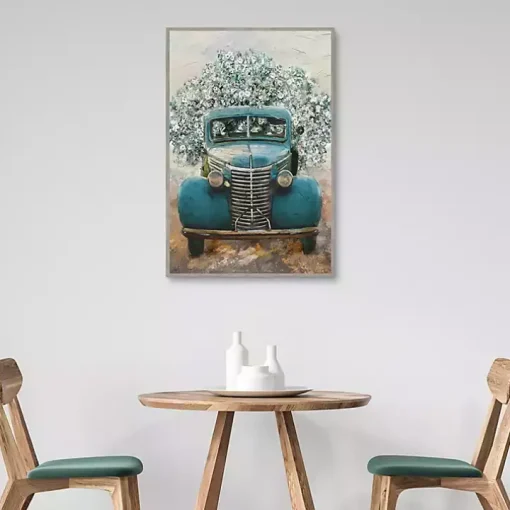 Country Summer Framed Canvas Art Print