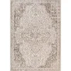 Cream Medallion Area Rug, 5x8
