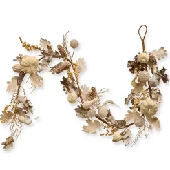 Cream Pumpkin and Gourd Garland