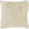 Cream Shag Pillow