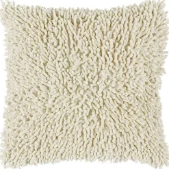 Cream Shag Pillow