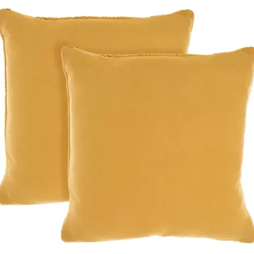 Dandelion Cable Knit Throw Pillows, Set of 2