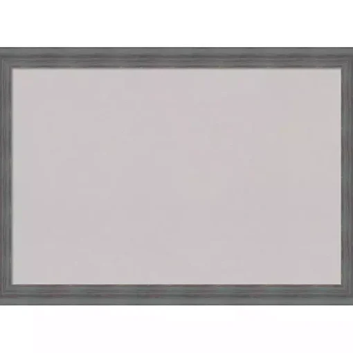 Dark Gray Framed Corkboard