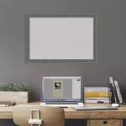 Dark Gray Framed Corkboard