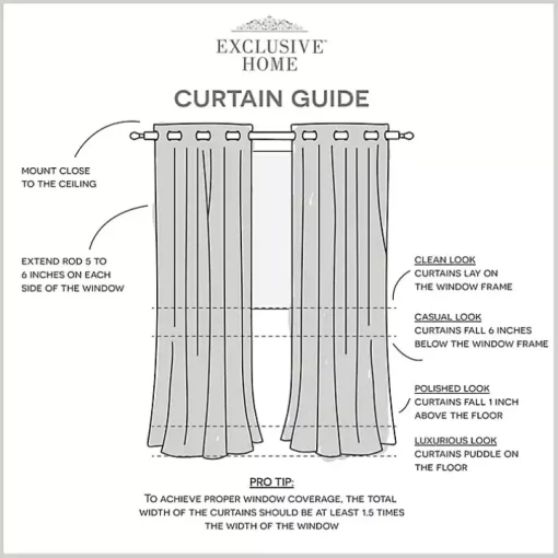 Dove Gray Floral 2-pc. Curtain Panel Set, 96 in.