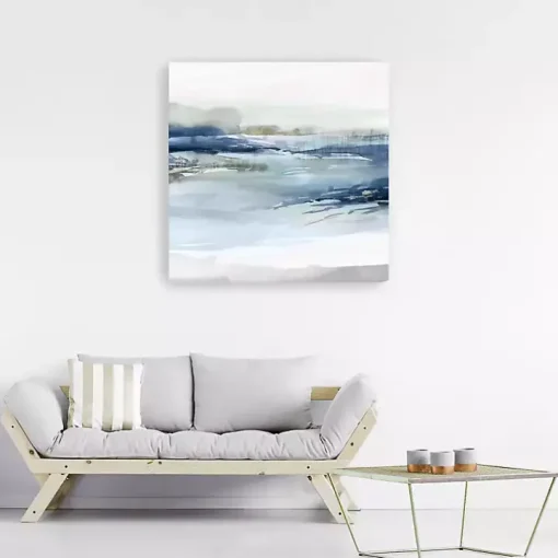 Dusk On The River Canvas Art Print, 40x40 in.