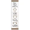 Faith Family Football Porch Board