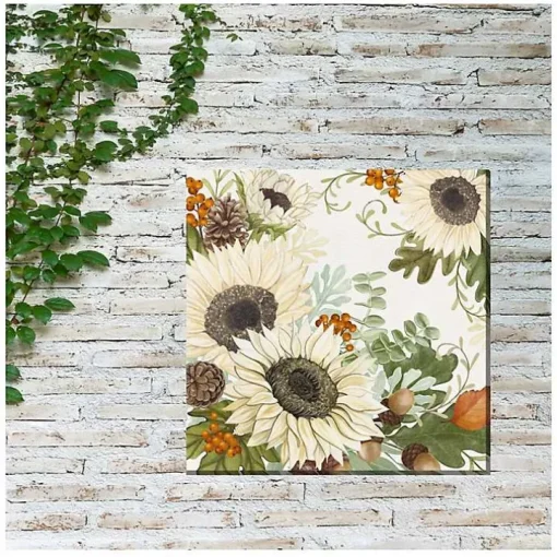 Fall Finale Outdoor Canvas Art Print