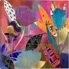 Flower Power Canvas Art Print, 35x35 in.