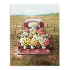 Flowers for Sale Canvas Art Print