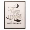 Flying Lessons Advertisement Wall Plaque