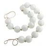 Frosted Light Teal Glass Bead Garland